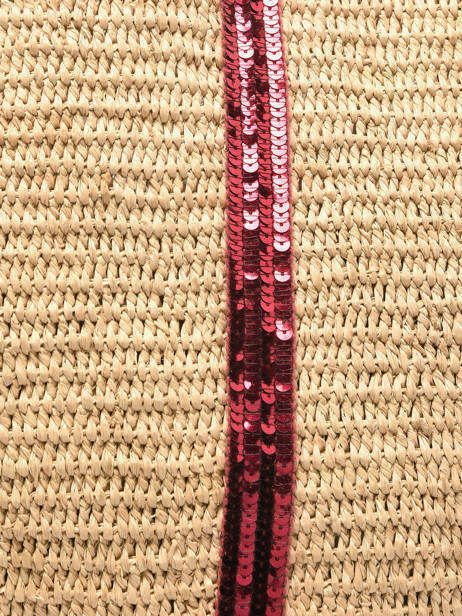 Sac Porté épaule Cabas Raphia Raphia Vanessa bruno Beige cabas raphia 64V40315 vue secondaire 2