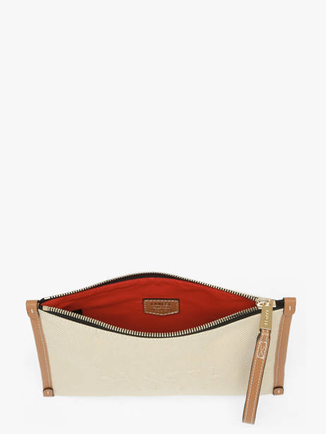 Trousse Jour Toile Et Cuir Lancel Beige jour A14029 vue secondaire 1
