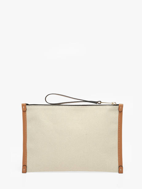Trousse Jour Toile Et Cuir Lancel Beige jour A14029 vue secondaire 2