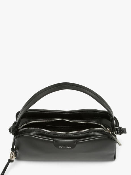 Sac Bandoulière Emblem Trio Calvin klein jeans Noir emblem trio 4F3370G vue secondaire 2