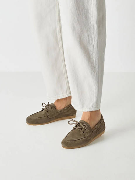 Chaussures Bateau En Cuir Tamaris Vert women 44 vue secondaire 1