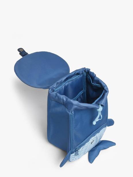 Mini Sac à Dos Tann's Bleu ecole des tann's 64511 vue secondaire 3