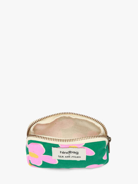 Porte-monnaie We Are Jolies Coton Hindbag Vert waj WJ vue secondaire 1