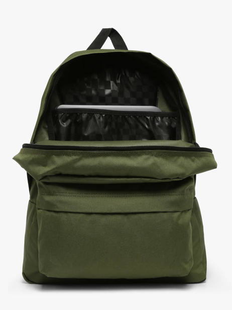 Sac à Dos 1 Compartiment Vans Vert backpack VN00103A vue secondaire 2