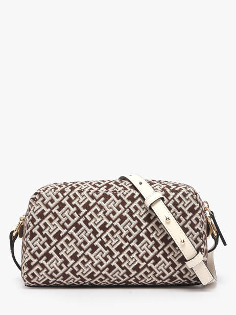 Sac Bandoulière Th Grace Polyester Recyclé Tommy hilfiger Marron th grace AW18864 vue secondaire 3