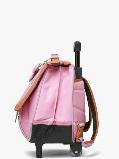 Cartable à Roulettes 2 Compartiments Tann's Violet les fantaisies f 42195 vue secondaire 2