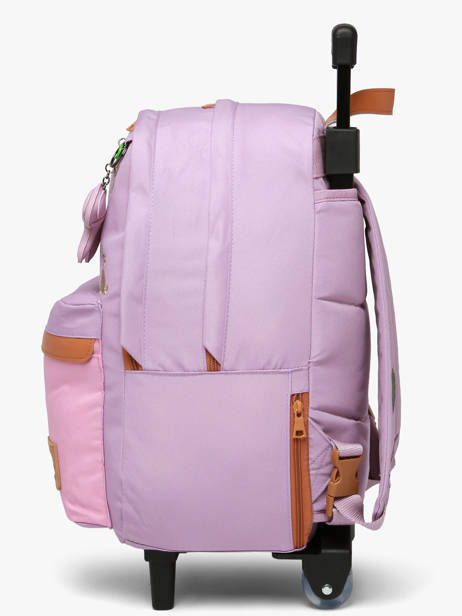 Sac A Dos à Roulettes 2 Compartiments Tann's Violet les fantaisies f 73195 vue secondaire 2