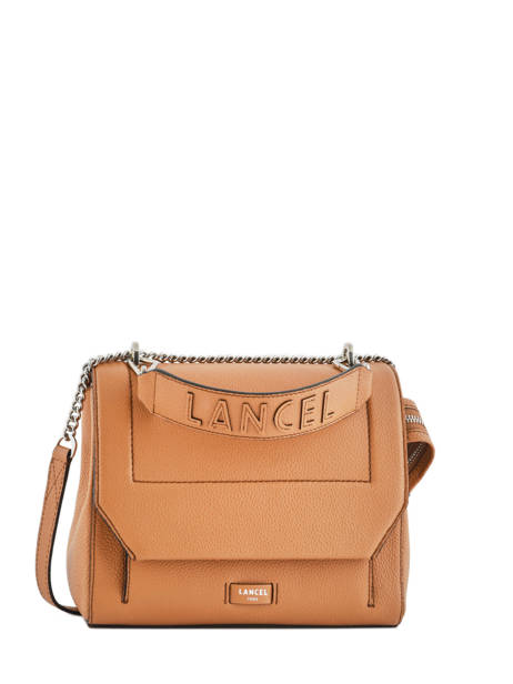 Top Handle M Ninon Leather Lancel Brown ninon A09222