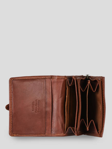 Leather Marina Wallet Katana Brown marina 753108 other view 1