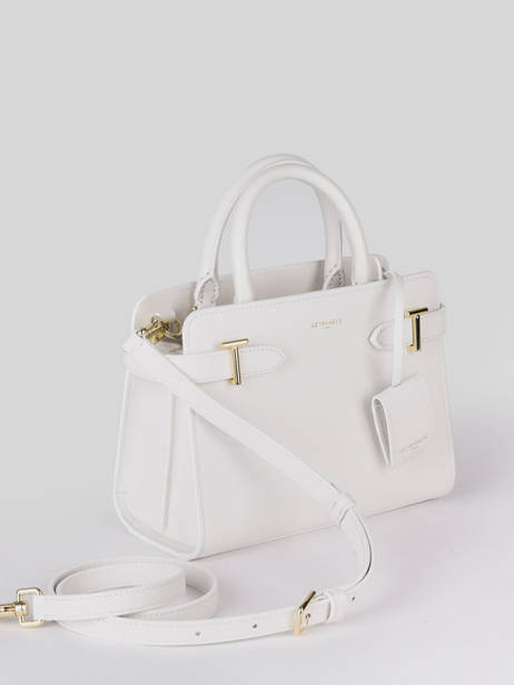 Small Leather Emilie Handbag Le tanneur White emily TEMI1600 other view 2