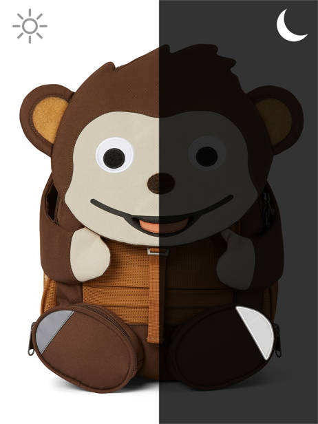 Sac à Dos Affenzahn Marron large friends AFZ-FAL2 vue secondaire 5