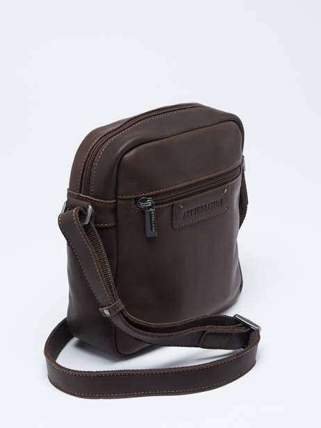 Leather Arthur Crossbody Bag Arthur & aston Brown johany 10 other view 2