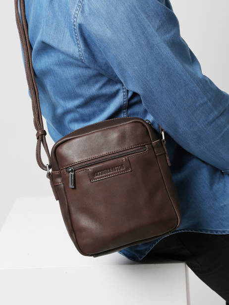 Leather Arthur Crossbody Bag Arthur & aston Brown johany 10 other view 1