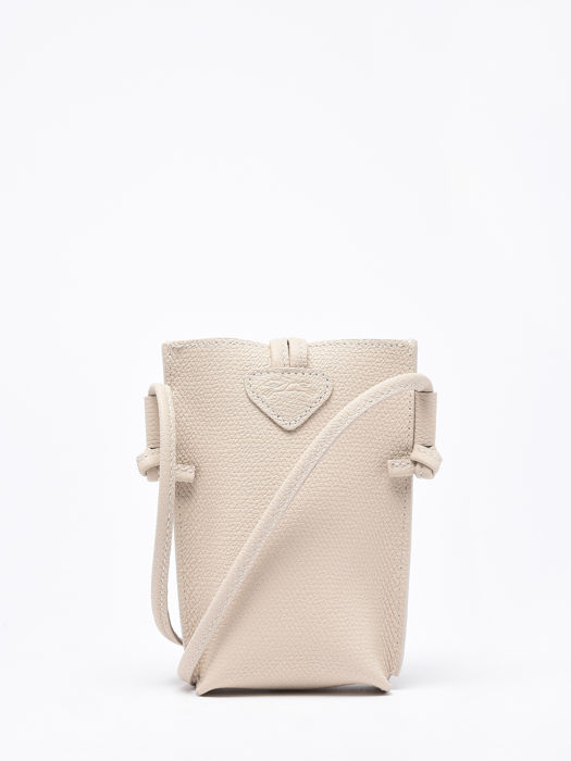 Longchamp Roseau Ipod case / cd holder Beige