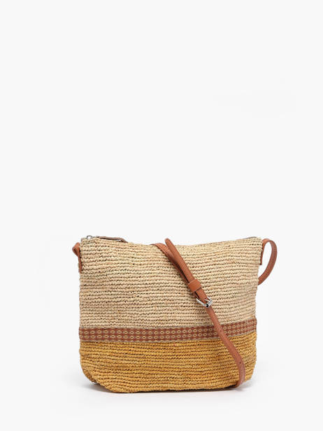Crossbody Bag L'atelier Du Crochet Le voyage en panier Yellow l'atelier du crochet AM730 other view 4